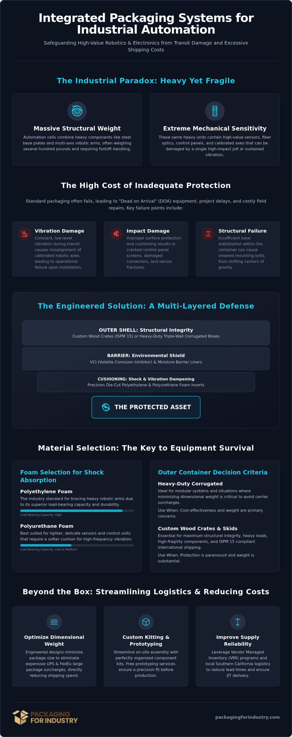 Packaging Solutions for Industrial Automation Cells