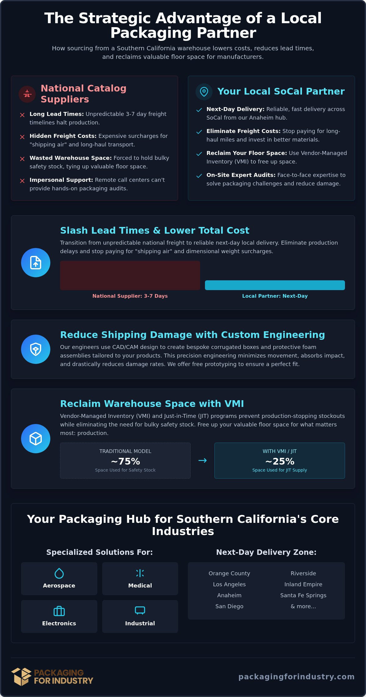 Packaging Supplier with a Local Warehouse in Southern California: Buying Guide