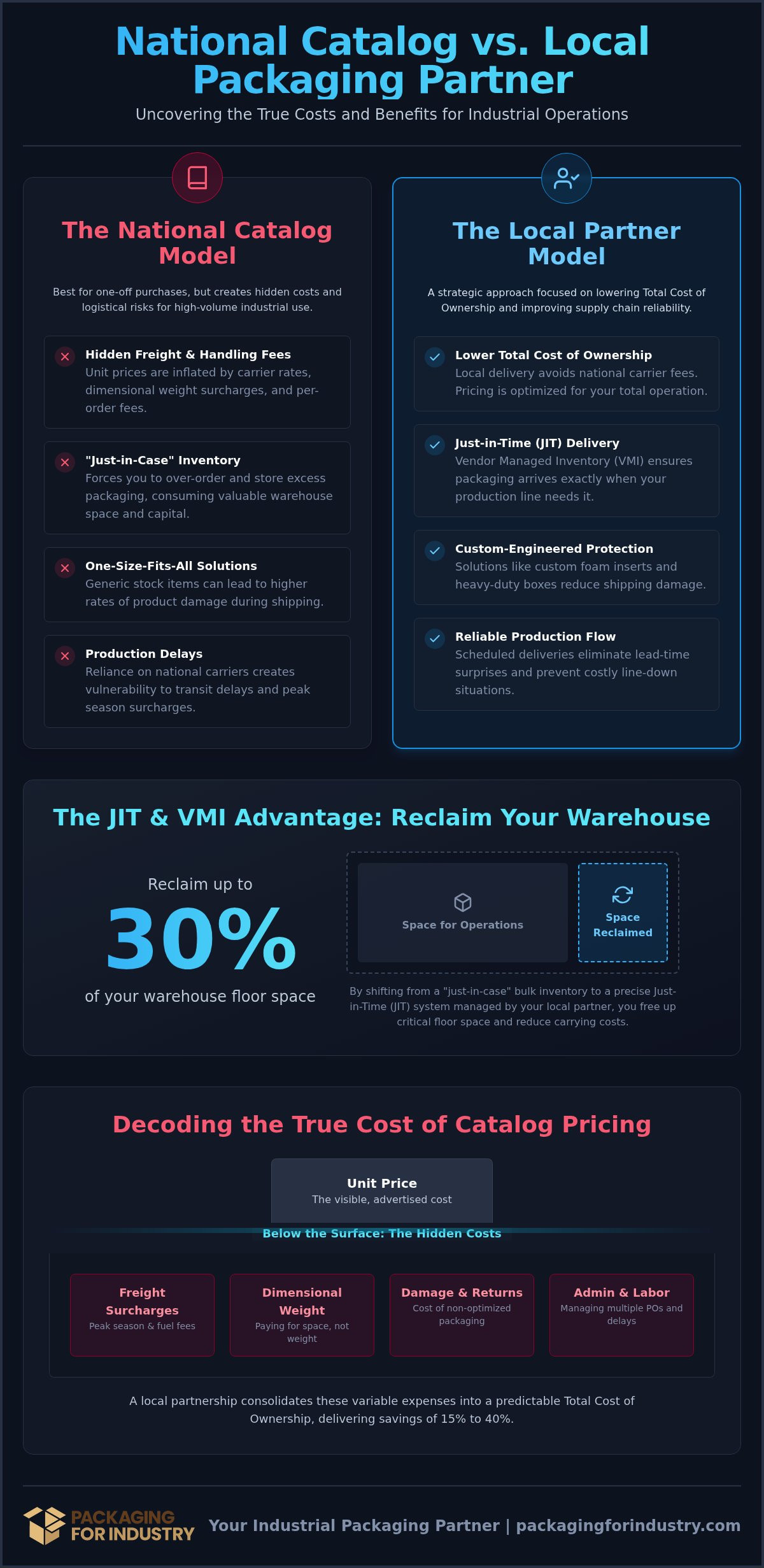 Uline vs Local Supplier for Just-In-Time Delivery: A Packaging Blueprint