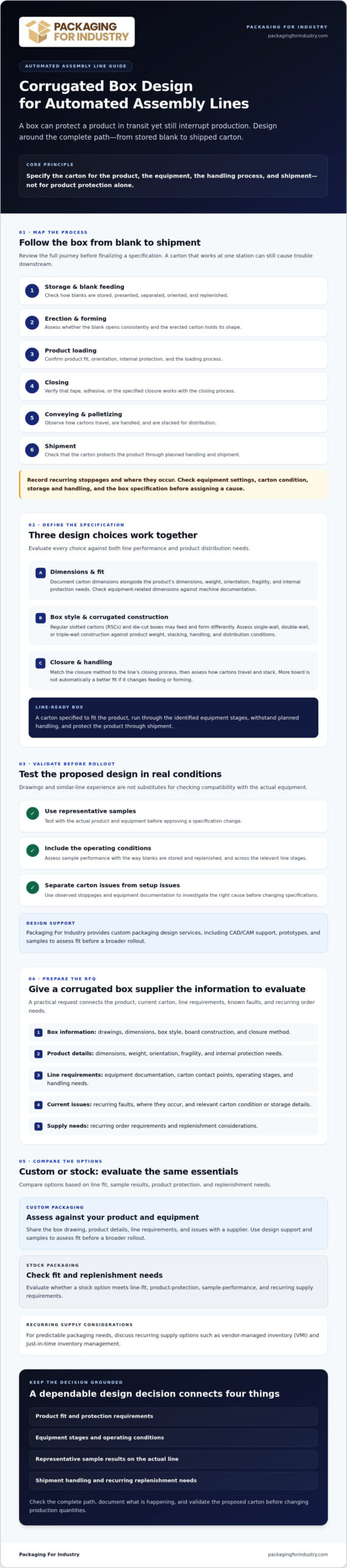 Corrugated Box Design for Automated Lines: Buyer’s Guide